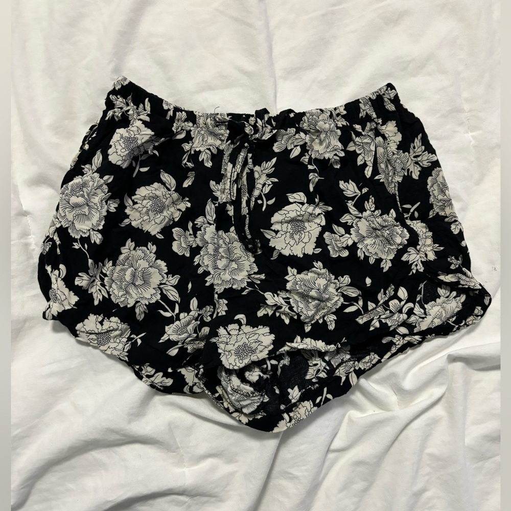 Floral Brandy Melville Booty Shorts